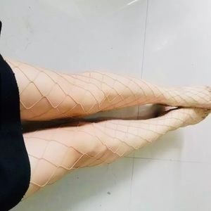 Nude Fishnet Stockings